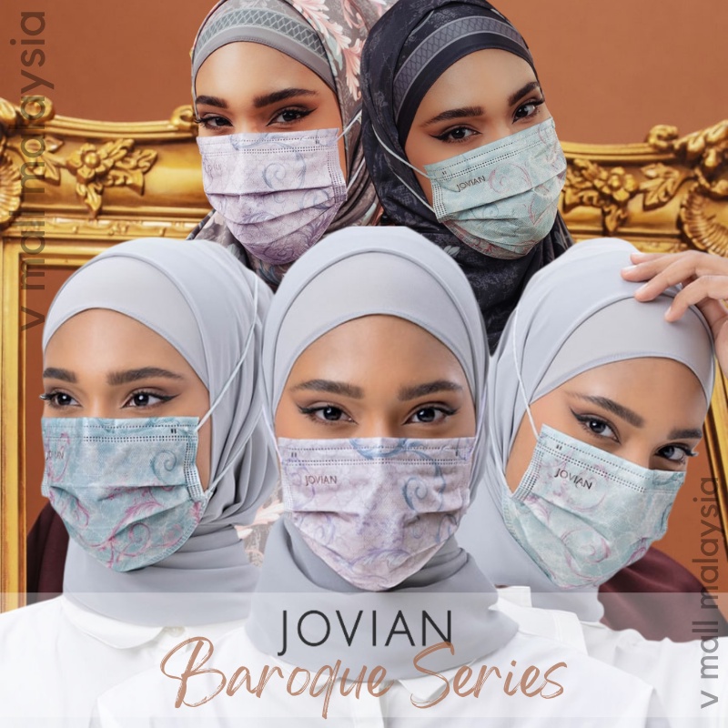 JOVIAN Mask Headloop Monogram Mask KF94 Siti Nurhaliza CTDK & Daiyan