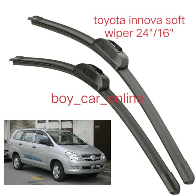 Toyota innova soft wiper 24"/16" Shopee Malaysia