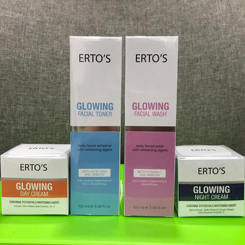 ertos glowing facial toner