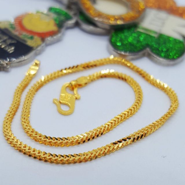  Gelang belut  padu dewasa emas 916 tulen Shopee Malaysia