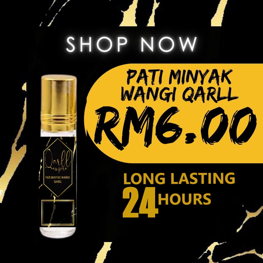 PATI MINYAK WANGI QARLL LASTING 24HRS FOR MEN LIST 2 | Shopee Malaysia