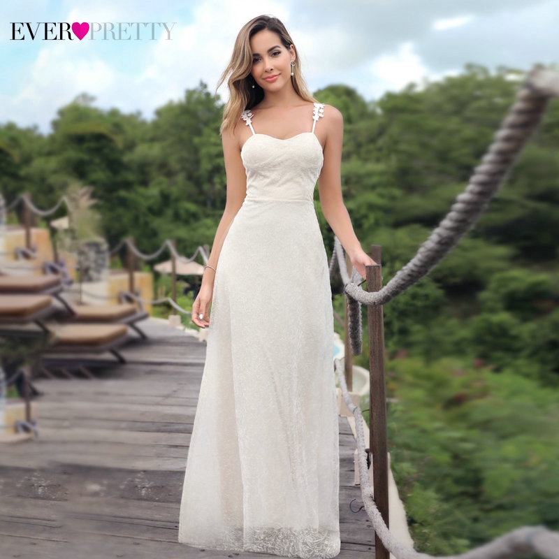 Ever Pretty Elegant Wedding Dresses Long Sweetheart Sleeveless