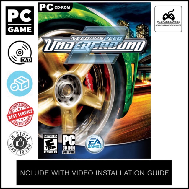 PC Game Need For Speed Underground 2 - Offline [DVD ...