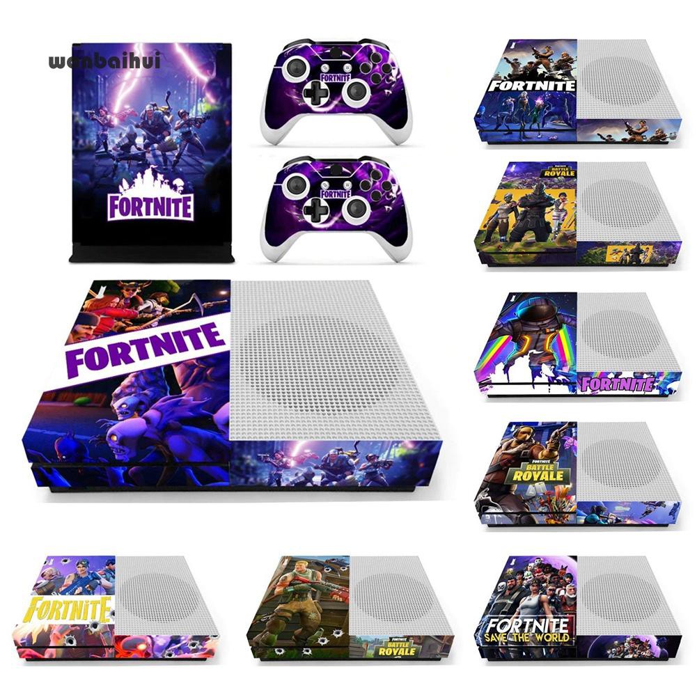 Wbh Fortnite Console Controller Sticker Vinyl Decal Cover Skin Set Xbox One S Shopee Malaysia