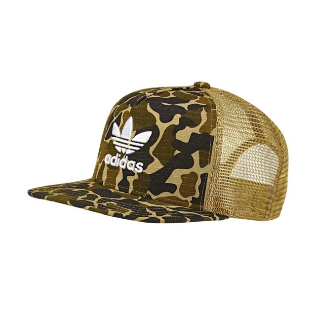 adidas camo trucker cap