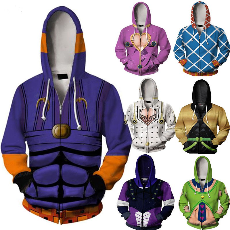 jojo's bizarre adventure hoodie