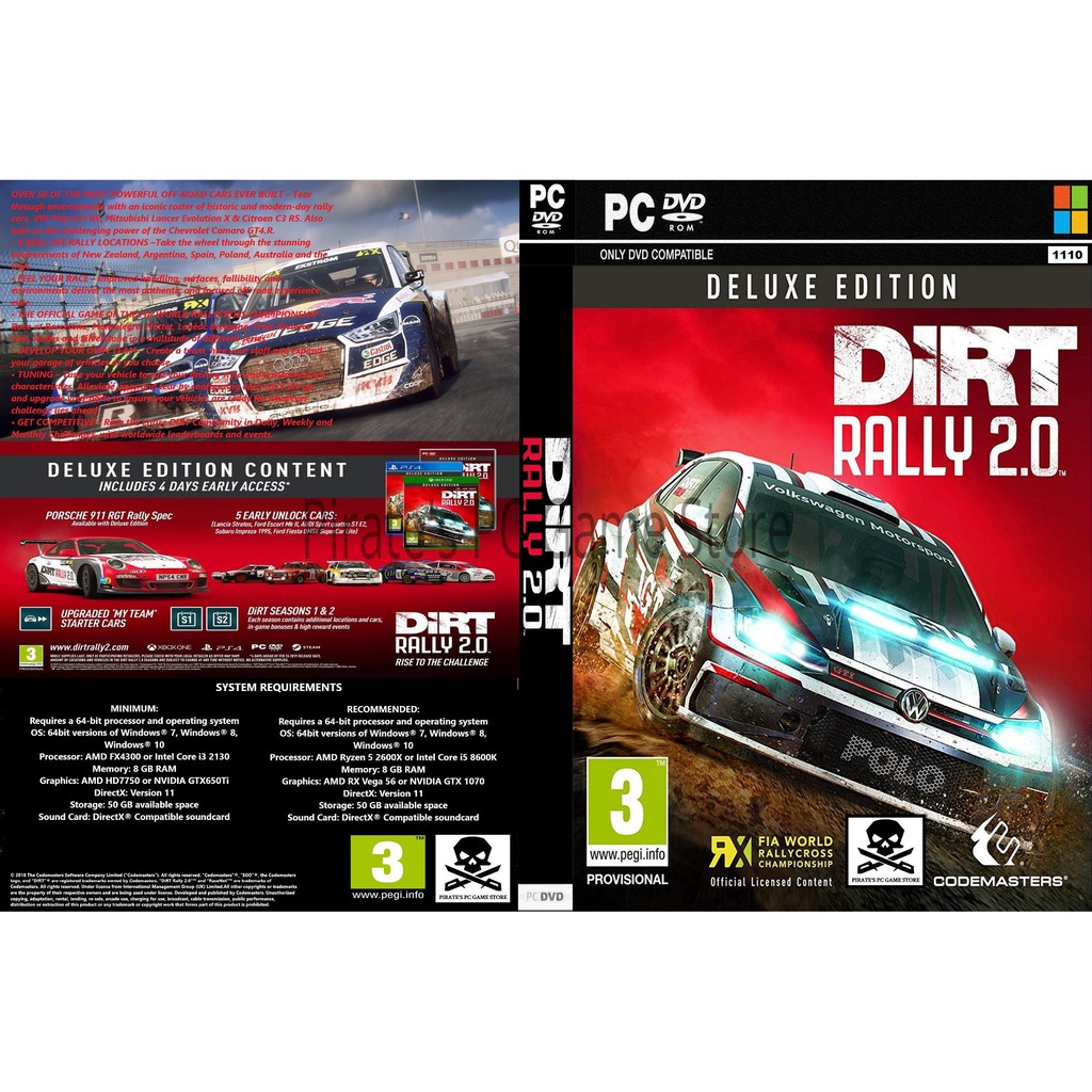 dirt rally 2.0 ps4