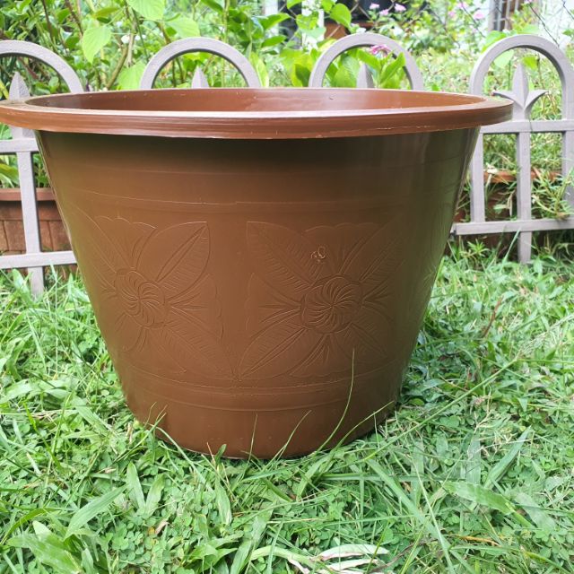 Ready Stock Flower Pot  Pasu Bunga  Bulat Besar  30cm 