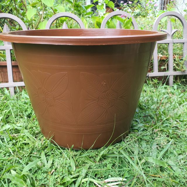 Ready Stock Flower Pot  Pasu Bunga Bulat Besar  30cm 