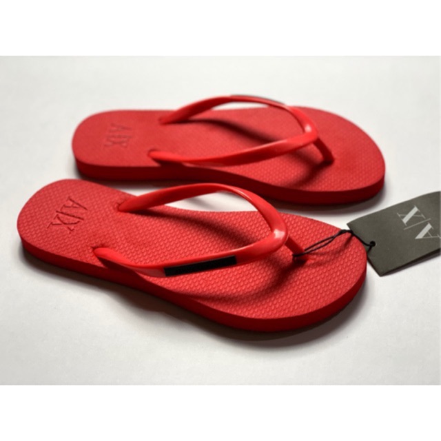 ladies armani flip flops