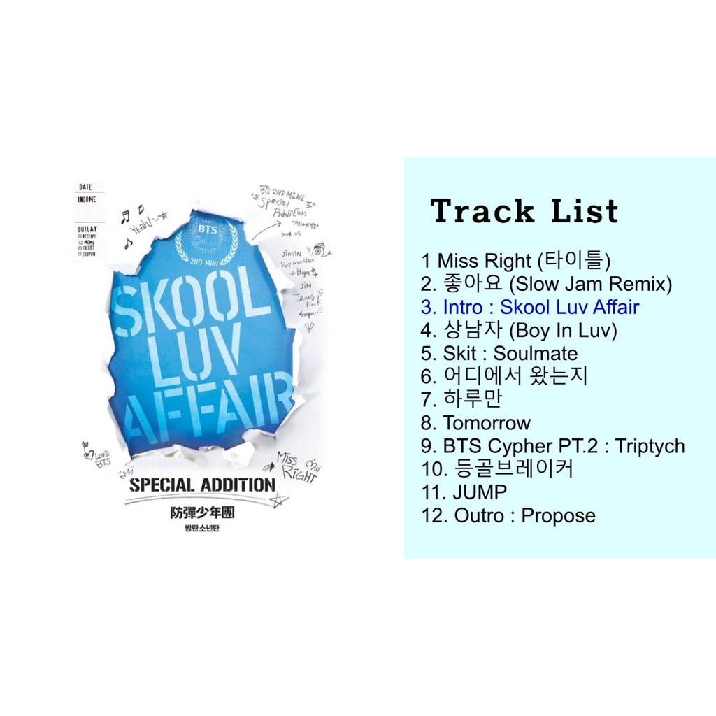 Bts Bangtan Boys Skool Luv Affair Special Addition Bts Second Mini Album Shopee Malaysia