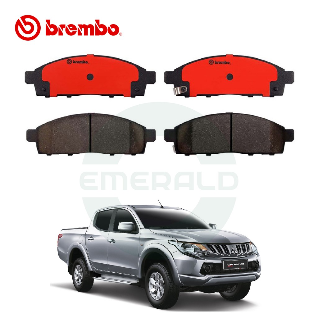 BREMBO Front Brake Pads Mitsubishi Triton'17 VGT KL1T AT 4X4 Shopee