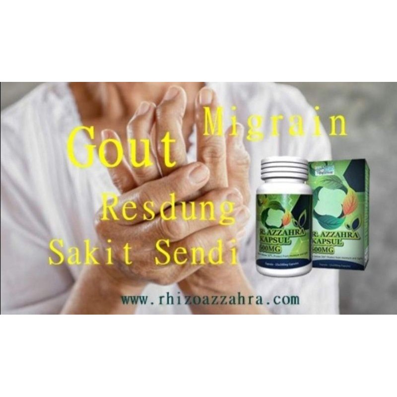 Ubat Gout R Rhizoplus Azzahra Ubat Gout Sakit Lutut Sakit Pinggang Dan Penawar Sakit Sendi Shopee Malaysia