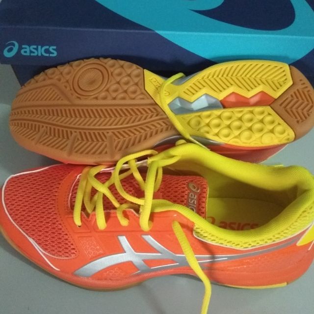 asics gel rocket 8 orange