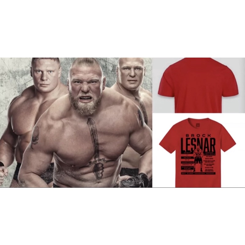 WWE Superstar Brock Lesnar T Shirt Wrestling Merchandise