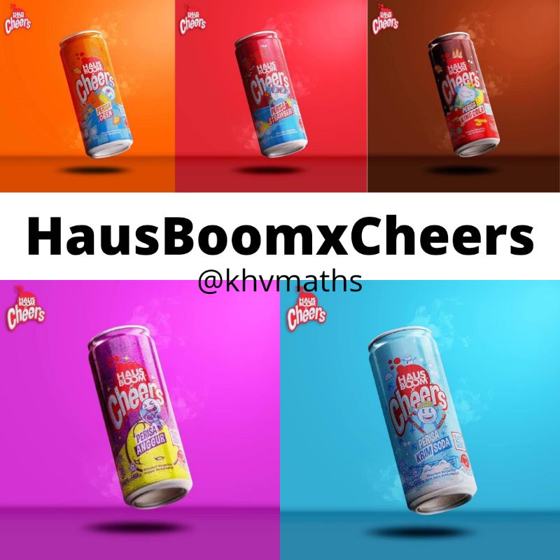 HAUSBOOM X Cheers Soft Drink Sparkling drinks Haus Boom Shopee Malaysia