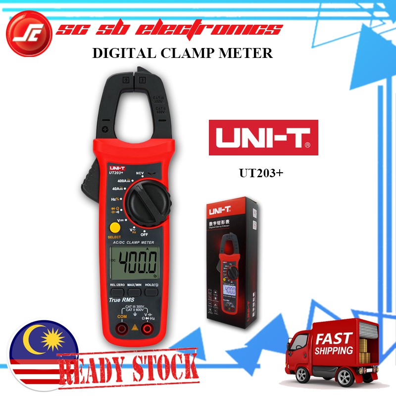 DIGITAL CLAMP METER UNIT UT203+ Shopee Malaysia