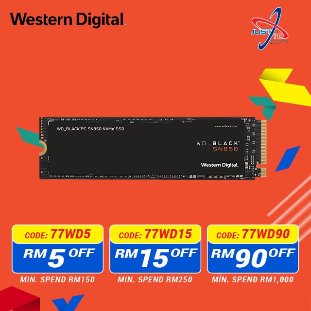 Wd Black Sn850 1tb 2280 Nvme M 2 Ssd Non Heatsink Shopee Malaysia