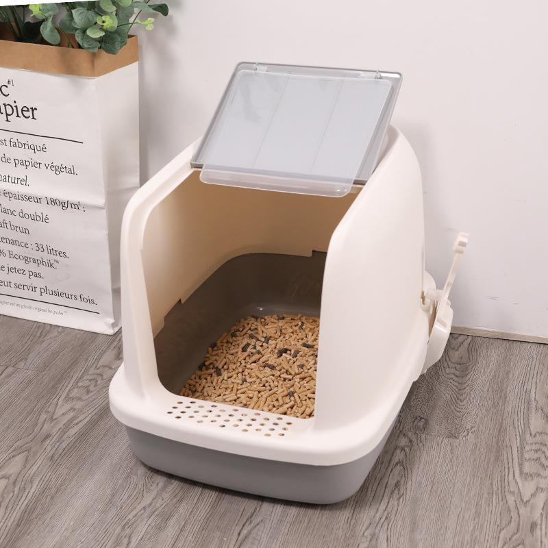 closed litter box