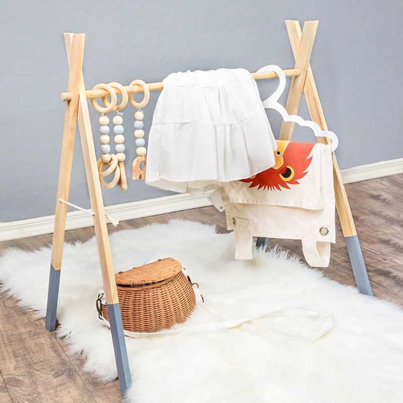 Buy Nordic Simple Wooden Fitness Rack Children Room Decorations 