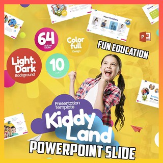 Kiddyland Fun Education Powerpoint Presentation Template Shopee Malaysia