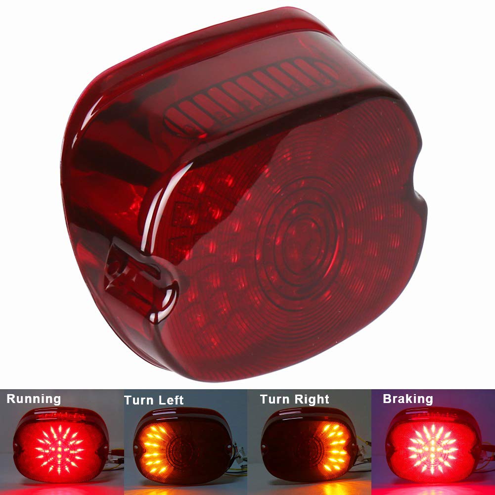 LED Brake /& Left Right Indicators Light Bar Turn Signal Lamp For Harley Bobber