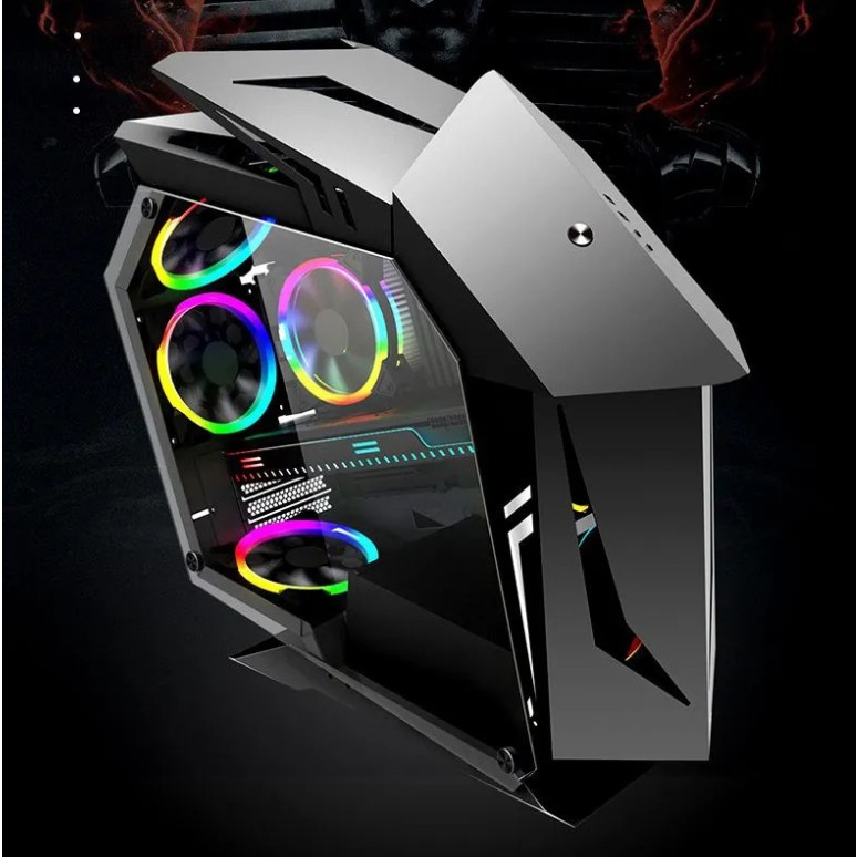 Specialshaped PC Case 240 Watercooled mATX Large Board for Esports