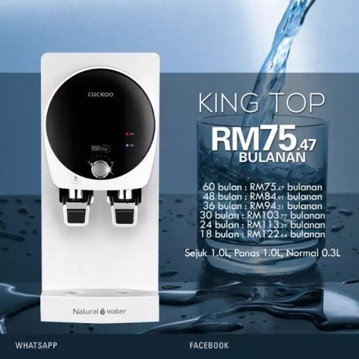 Cuckoo Water Filter King Top Shopee Malaysia