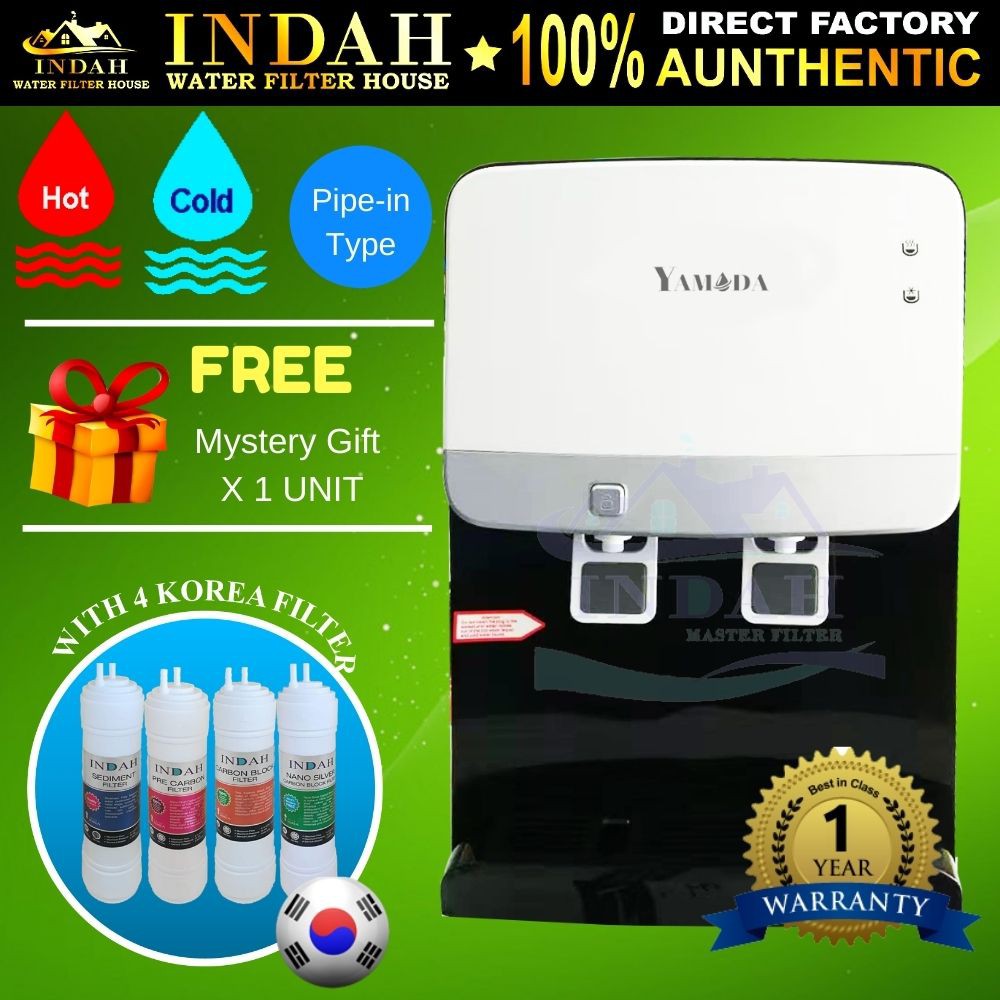 Yamda Mild Alkaline Water Dispenser Hot & Cold Model: M3C /M4 With 4 Patented JAKIM Halal Korea Water Filter