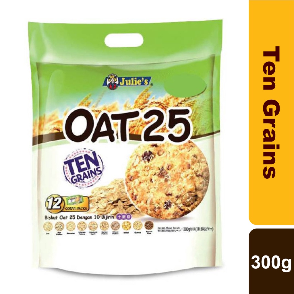 JULIE'S OAT 25 Ten Grains (300g) | Shopee Malaysia
