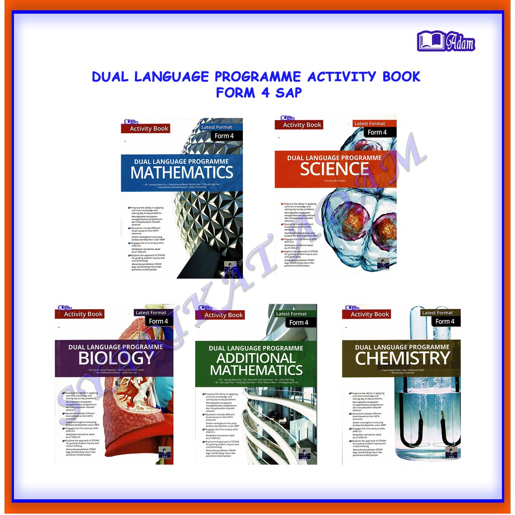 Adm Buku Latihan Dual Language Programme Activity Book Form 4 Sap Shopee Malaysia