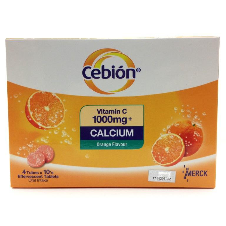 Cebion Effervescent Vitamin C + Calcium (10's x 4) Shopee Malaysia