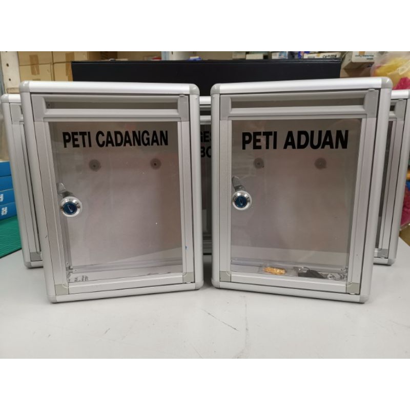 Suggestions Box/Complaint/Tender/Donation/Peti Aduan/Cadangan/Tender/Sumbangan