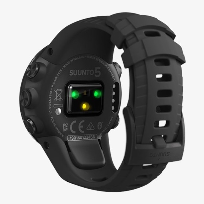 Suunto 5 All Black Suss050299000 Compact Gps Sports Watch With Great Battery Life Shopee Malaysia