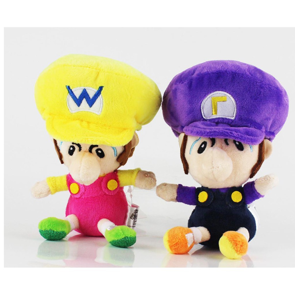 baby wario and baby waluigi plush