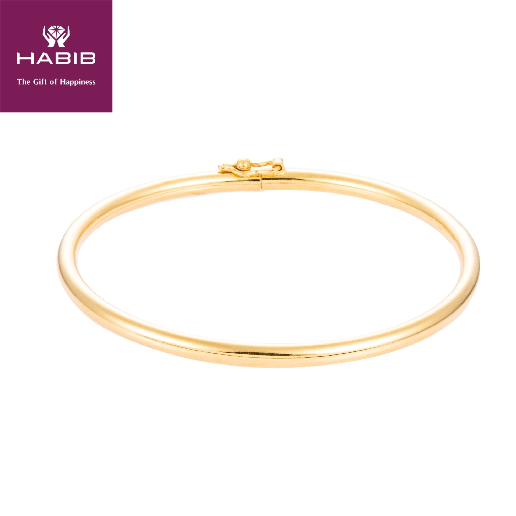 Habib Vanligt Gold Bangle 916 Gold Shopee Malaysia
