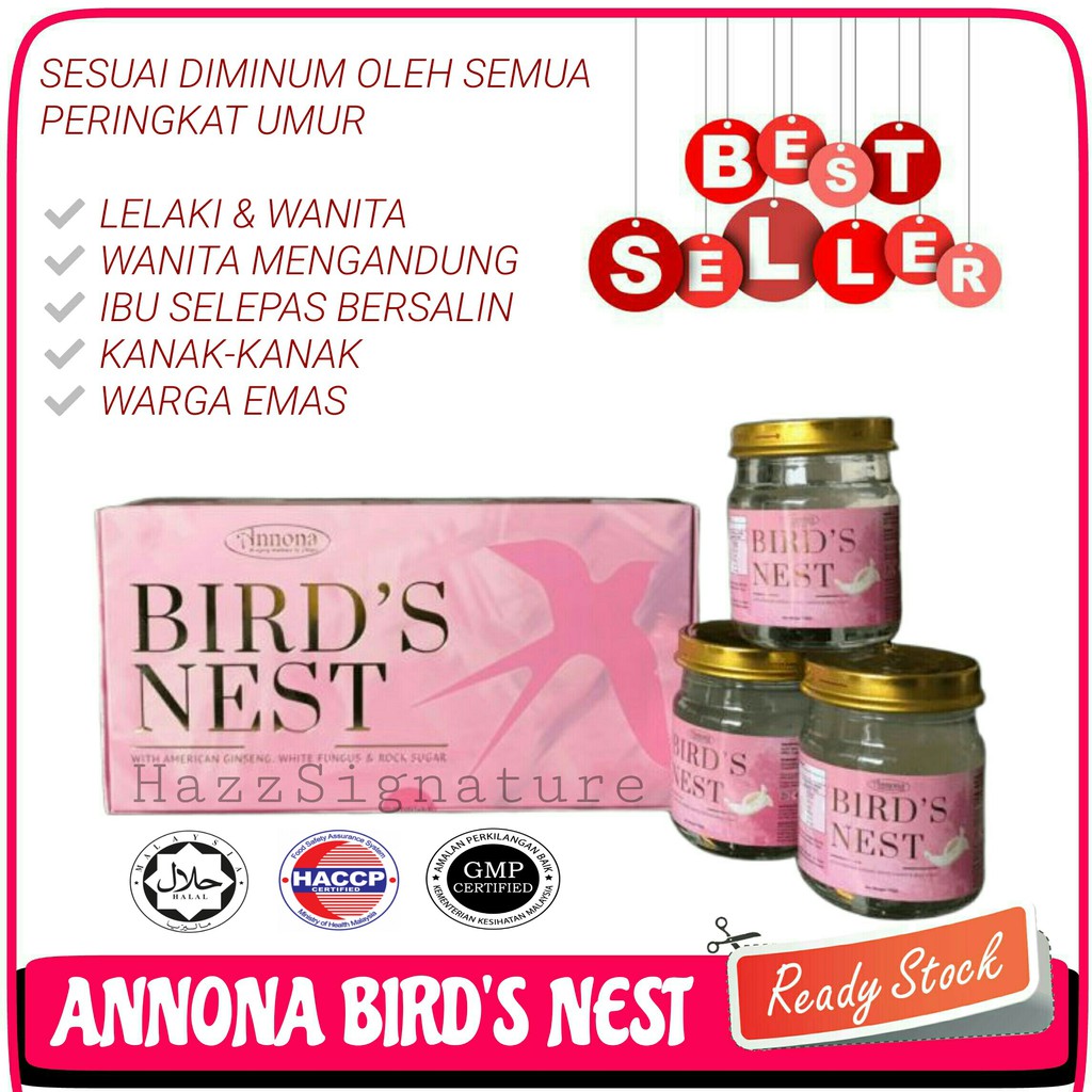 BIRD NEST SARANG BURUNG WALET ANNONA [ABN] Shopee Malaysia