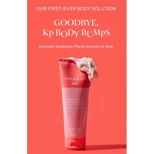 PREORDER Peach & Lily Peach And Lily KP Bump Boss Microderm Body Scrub 230g Shopee Malaysia