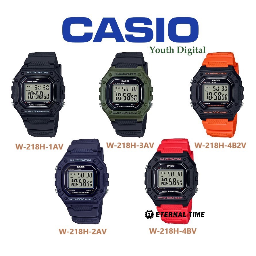 casio w 218 h