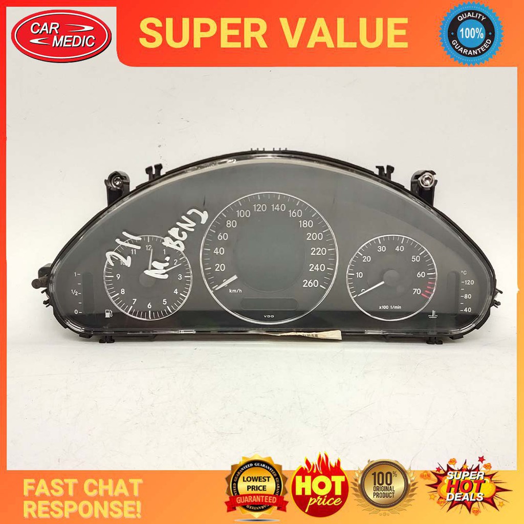 Original Mercedes Benz E Class W211 Speedometer/ Instrument Cluster Gauge (Used) Shopee Malaysia