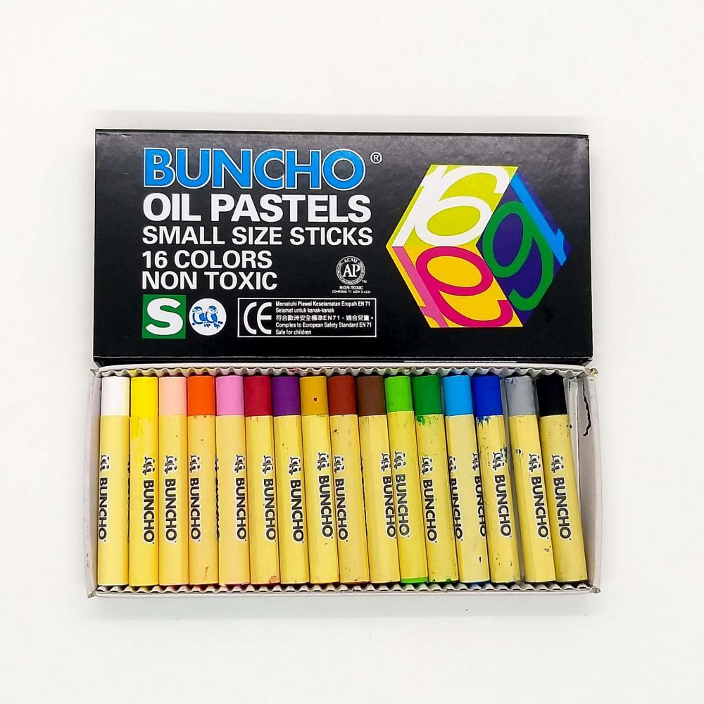 Buncho Oil Pastel 16/24/Colour / Crayon Color / Warna Krayon Shopee