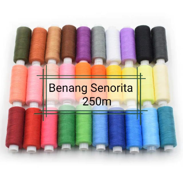  Benang  Jahit  100pcs Senorita Shopee Malaysia