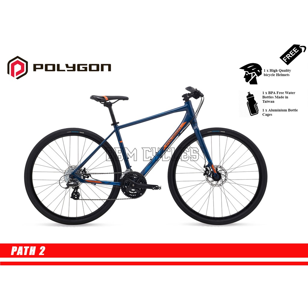 polygon hybrid bike
