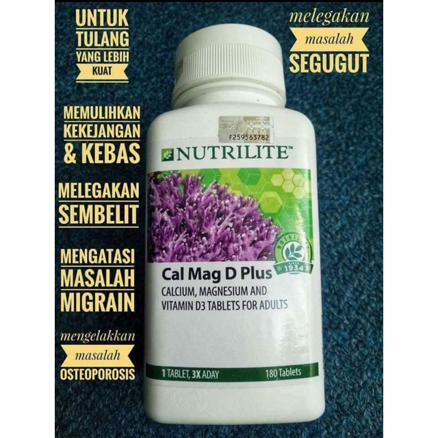 👍🏼 FREE SHIPPING READY STOCK 👍🏼 Amway Nutrilite cal mag d plus calcium ...