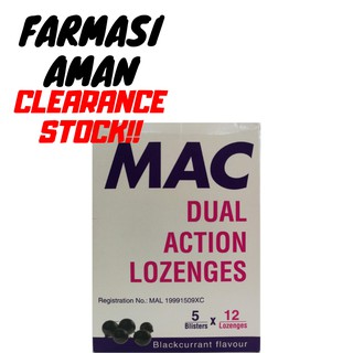 Lozenges action mac dual Mac Dual