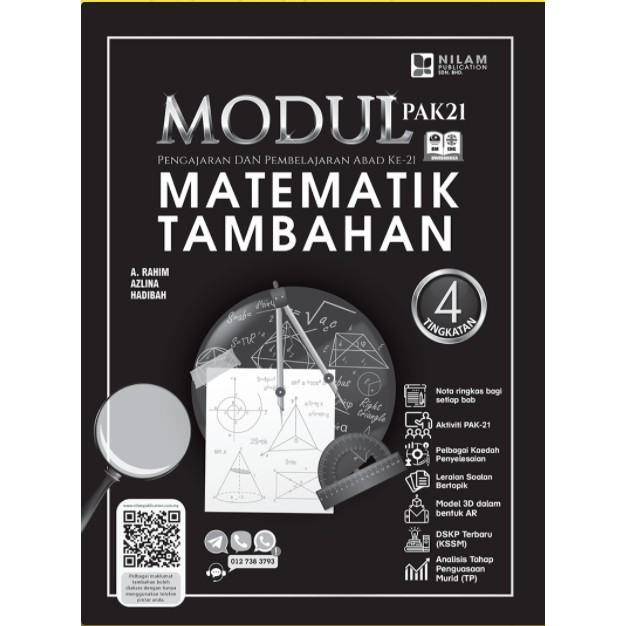 Ehubz Modul Pak21 Kssm Matematik Tambahan Add Math Dwibahasa Tingkatan 4 5 Nilam Shopee Malaysia