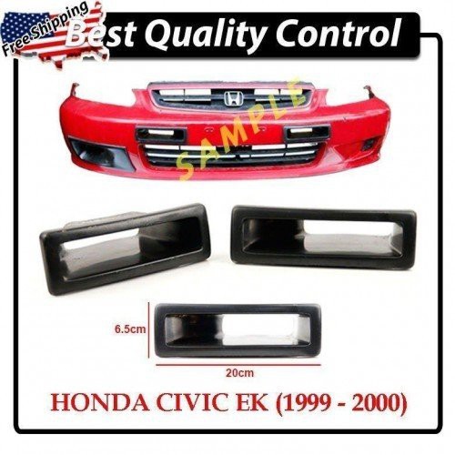 [Local Ready Stock] Honda Civic SO3 SO4 EK EK4 EK9 1999-2000 Front Bumper Air Duct Vent Scoop (Fiberglass)