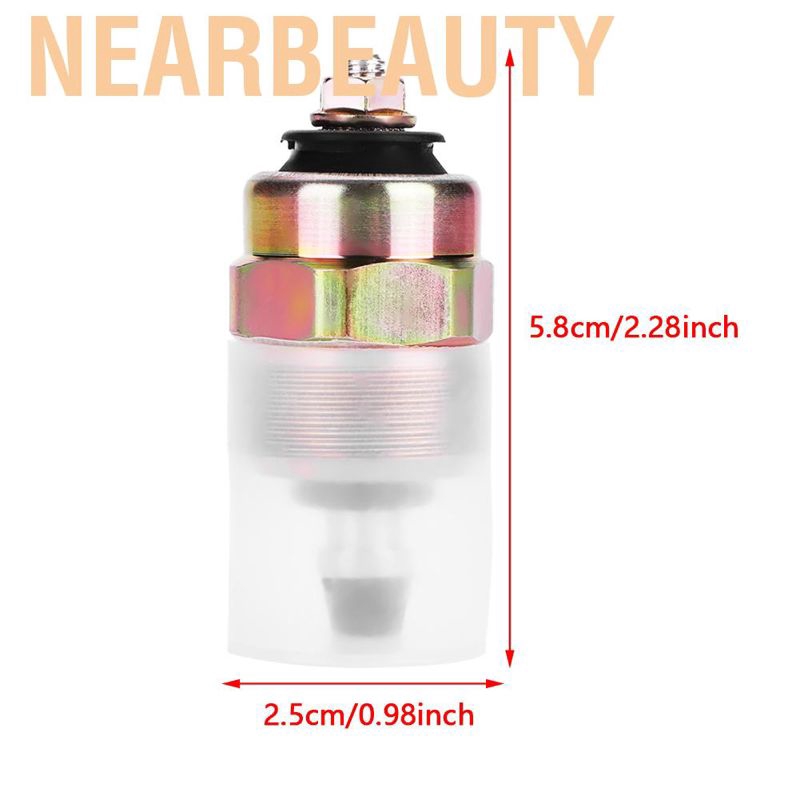 Nearbeauty Car Shutdown Fuel Shut Off Solenoid Switch Valve 12v For Shopee Malaysia