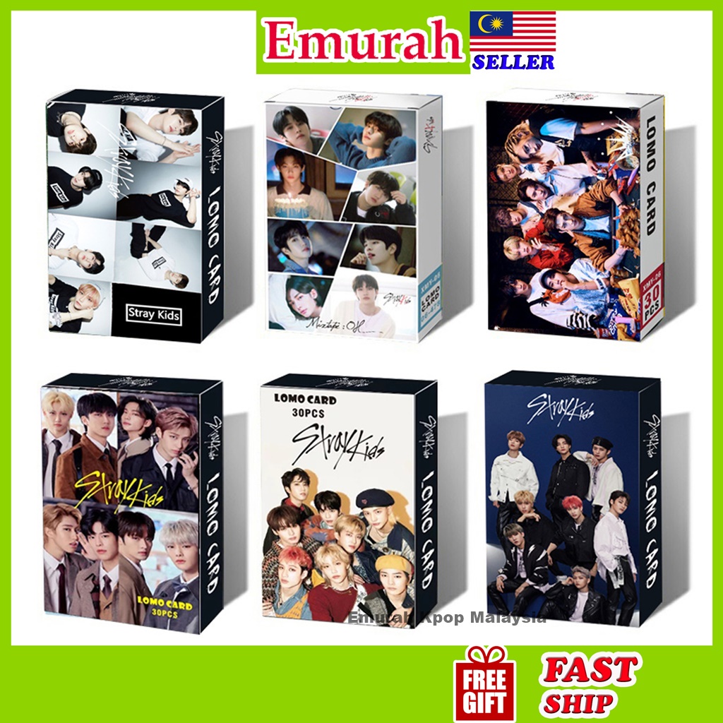 Stray Kids Lomo Card 30pcs KPOP Photocard Photo Card Album Go Live ...