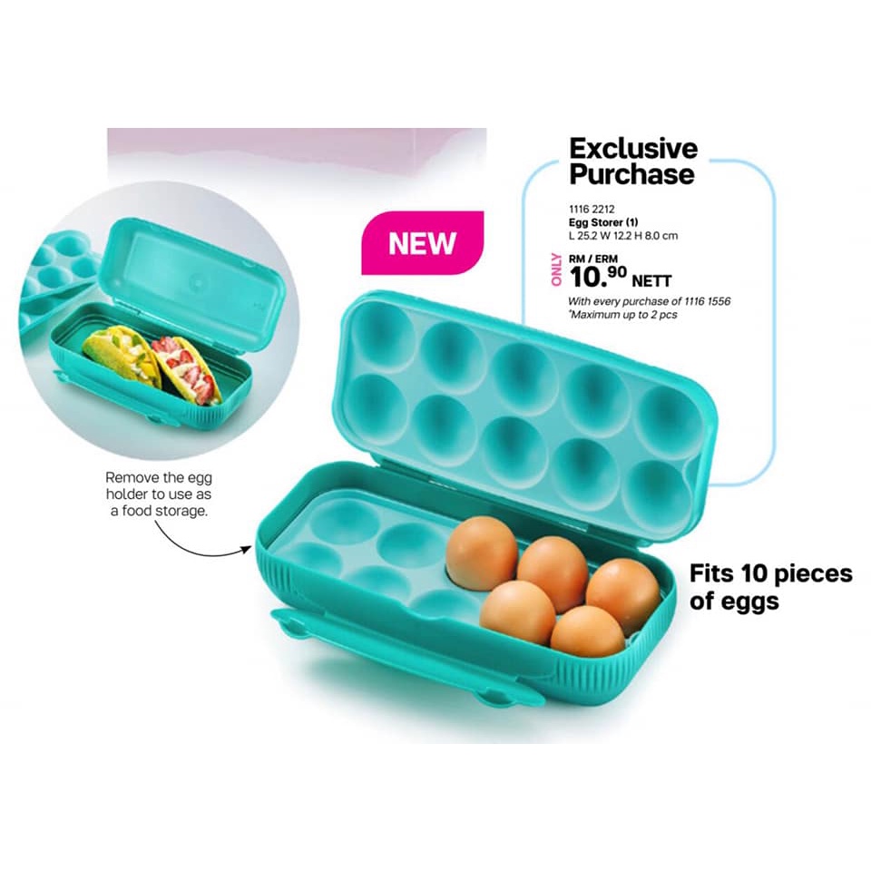 Tupperware Egg Storer (1pc) Shopee Malaysia